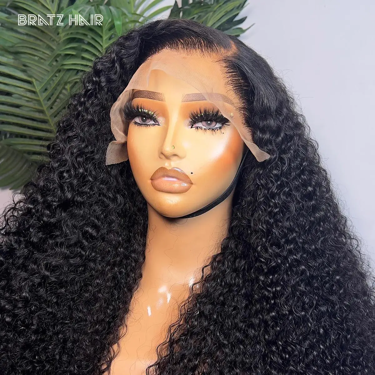 

400 High Density Glueless Curly Wig 13x6 13x4 HD Transparent Lace Front Wig Human Hair Pre Plucked Kinky Curly 360 Full Lace Wig