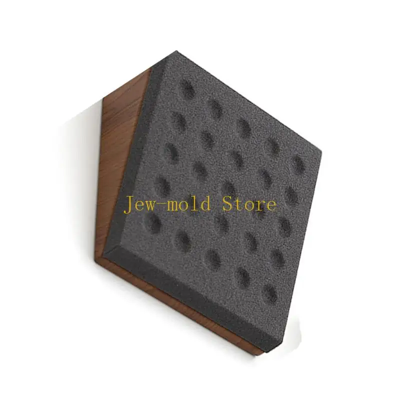 منصة عرض المجوهرات الخشبية C71B لـ Diamonds Gemstones Stand Storage Storage Stand