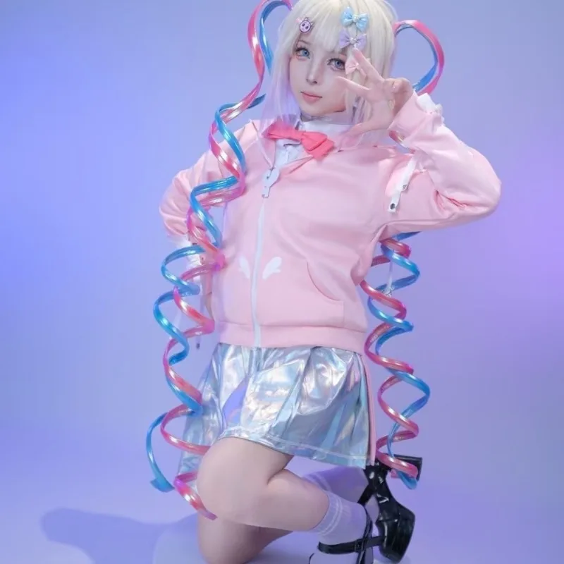 Needy Streamer Overload KAngel Hoodie Cosplay Full Costume Adult Women Casual Outfit Halloween Carnival Comic Con Party Outfit view 6