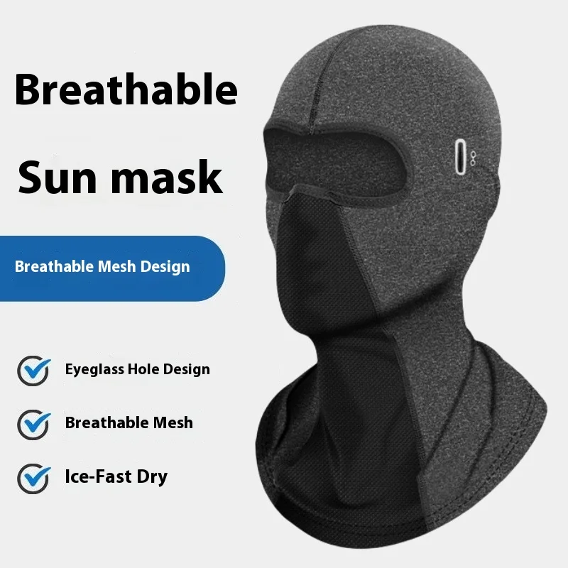 

Ice Silk Headgear, for Men and Women, Spring and Summer Riding, Sun Protection, Summer Sweatproof Wind, Motorcycle Helmet, Mask