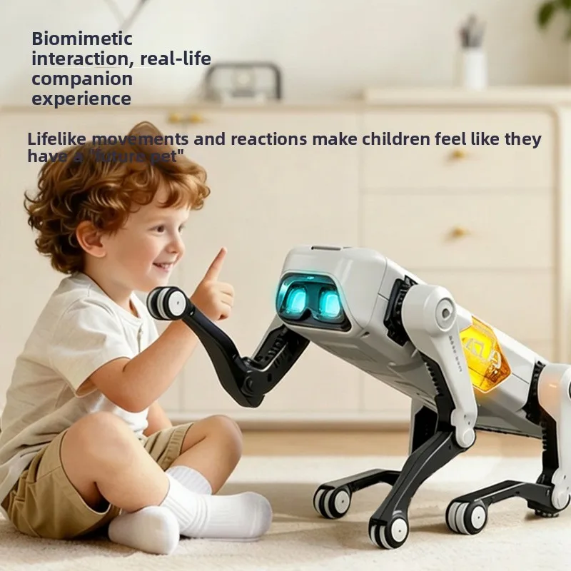 Scientific Parenting for ChildrenaiSimulation Robot Dog Intelligent Voice Bionic Remote Control Mechanical Dog Robot