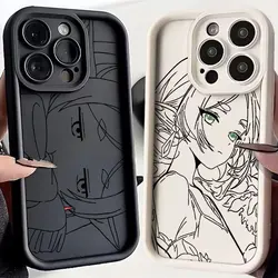 Hot Japan Comics Frierens Phone Case for iPhone 16 15 14 13 12 11 Pro Max Mini XR XS X 7 8 6 6s Plus Soft TPU Back Cover