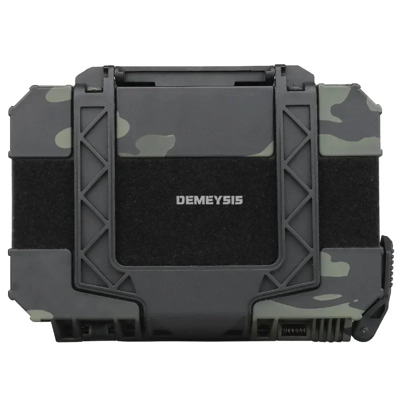 Tactical Equipments Storage Box  Waterproof Outdoor Hunting Gun Accessories Carry Case Lockable Molle Hard Shell Bag