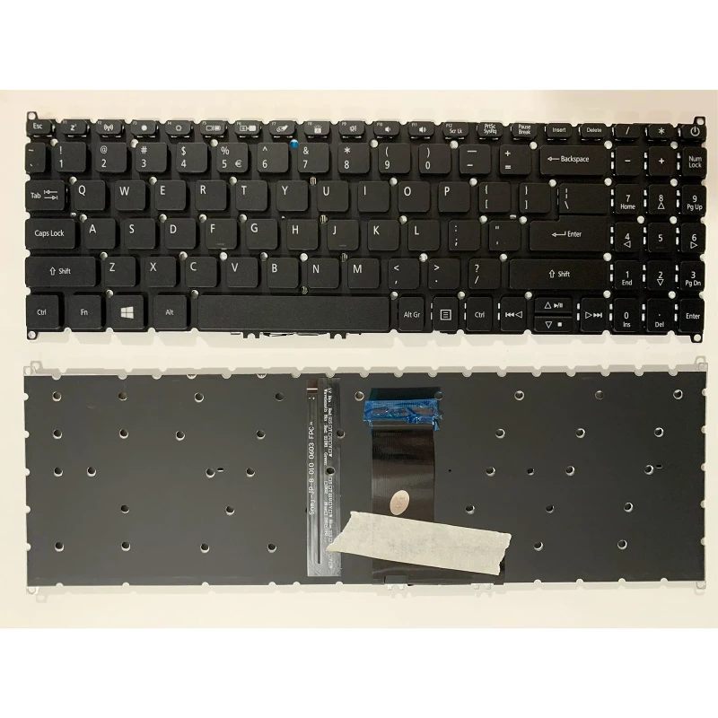 

Клавиатура для ноутбука Acer Aspire 3 A315-22 23 27 34 35 42 43 52 54 55 56 57 58 G, раскладка US