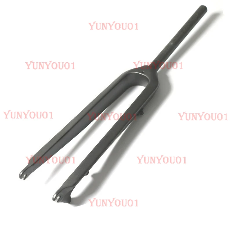 

Full Carbon Fiber Mountain Bike Straight Front Fork, Disc Brake Front Fork 28.6 No Shock Hardfork Spinal Canal