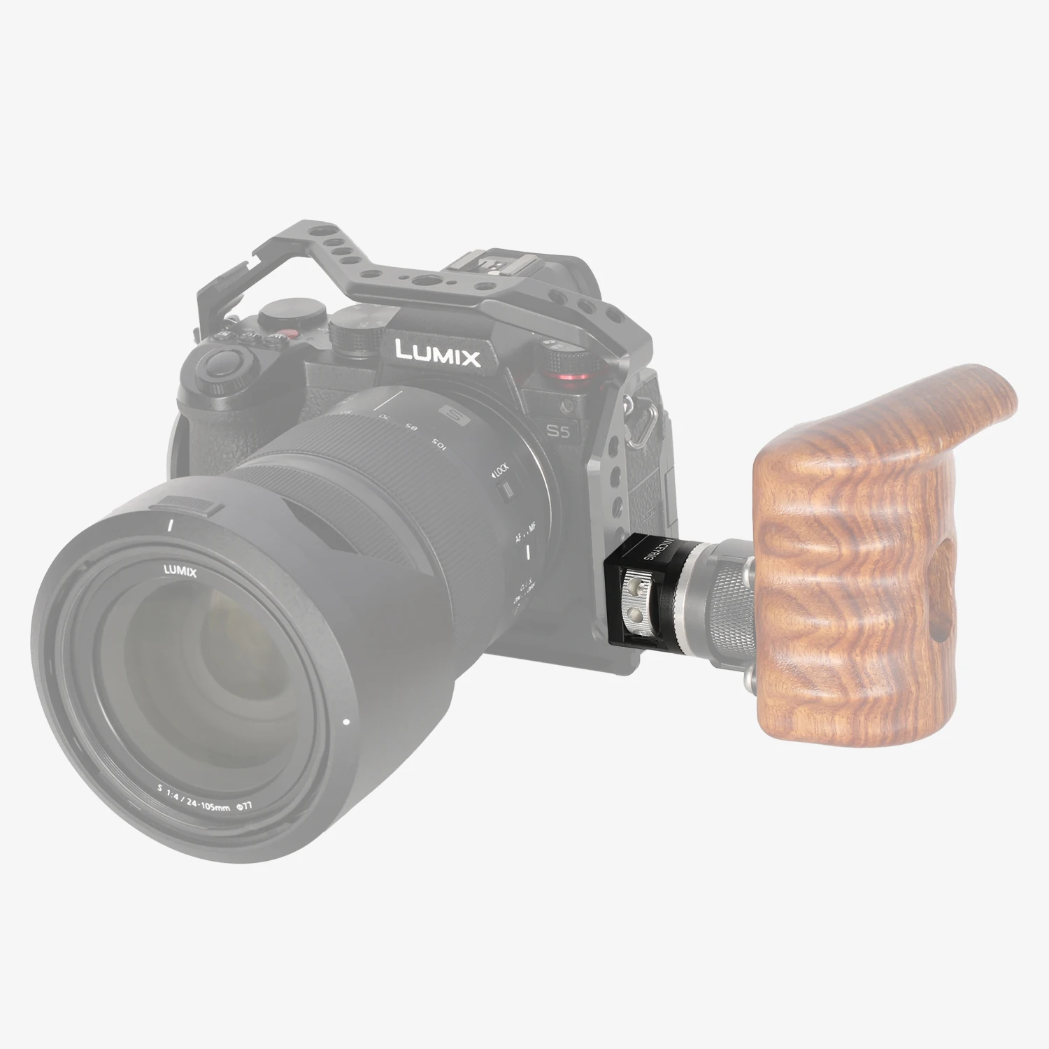 Adaptador de montagem de roseta Niceyrig Arri (parafuso de localização Arri de 3/8 '' ou 1/4 '')