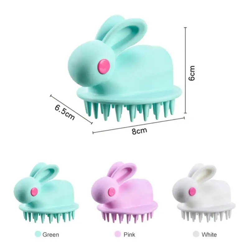 Scalp Massage Soft Silicone Hair Brush Hair Washing Comb Shampoo Brush Hair Smoothing Household Head Massage Combs