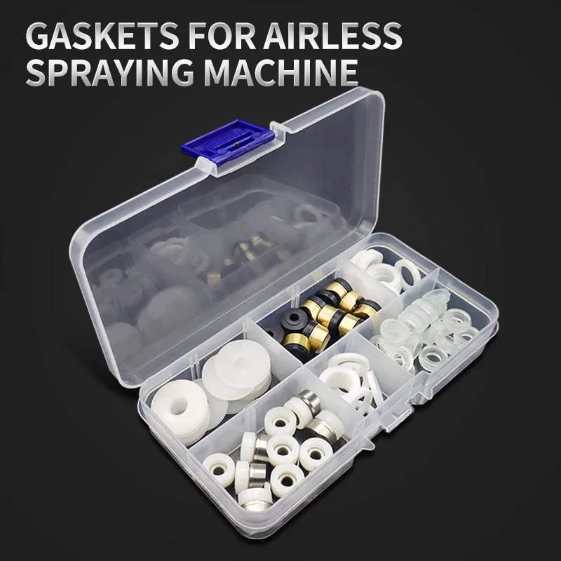 Universal Reversible Tip Gasket & Extension Rod Gasket for Airless Nozzle Guard Seals Tip Holder Seedle for Airless Spray Gun