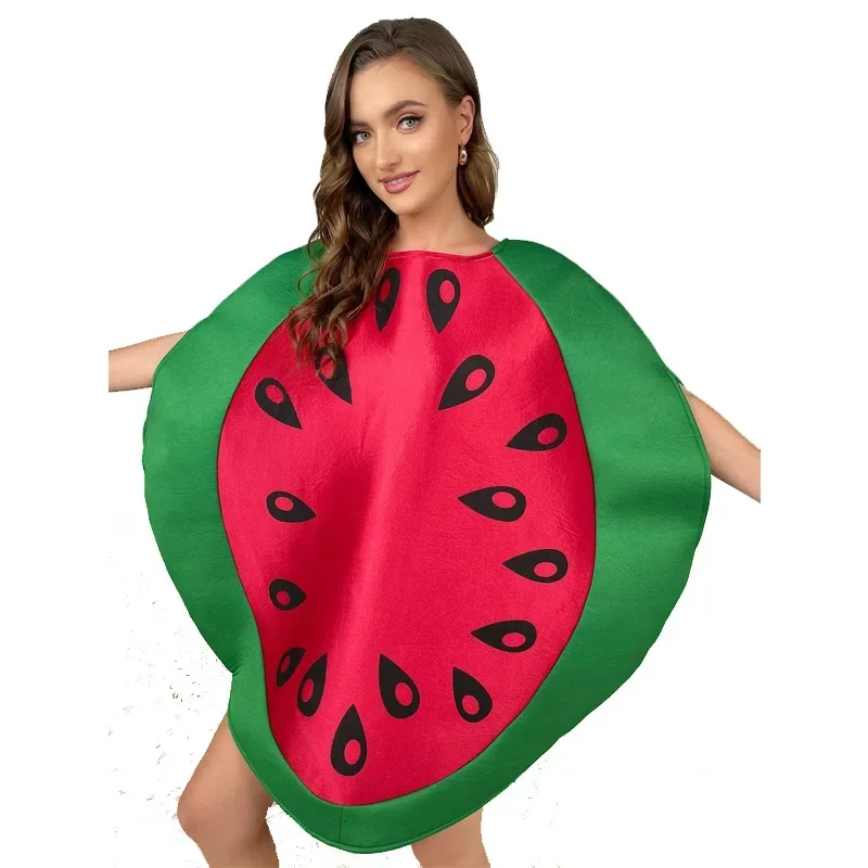 2024 Neuankömmling Erwachsene Männer Frauen Wassermelone Paar Halloween Kostüm