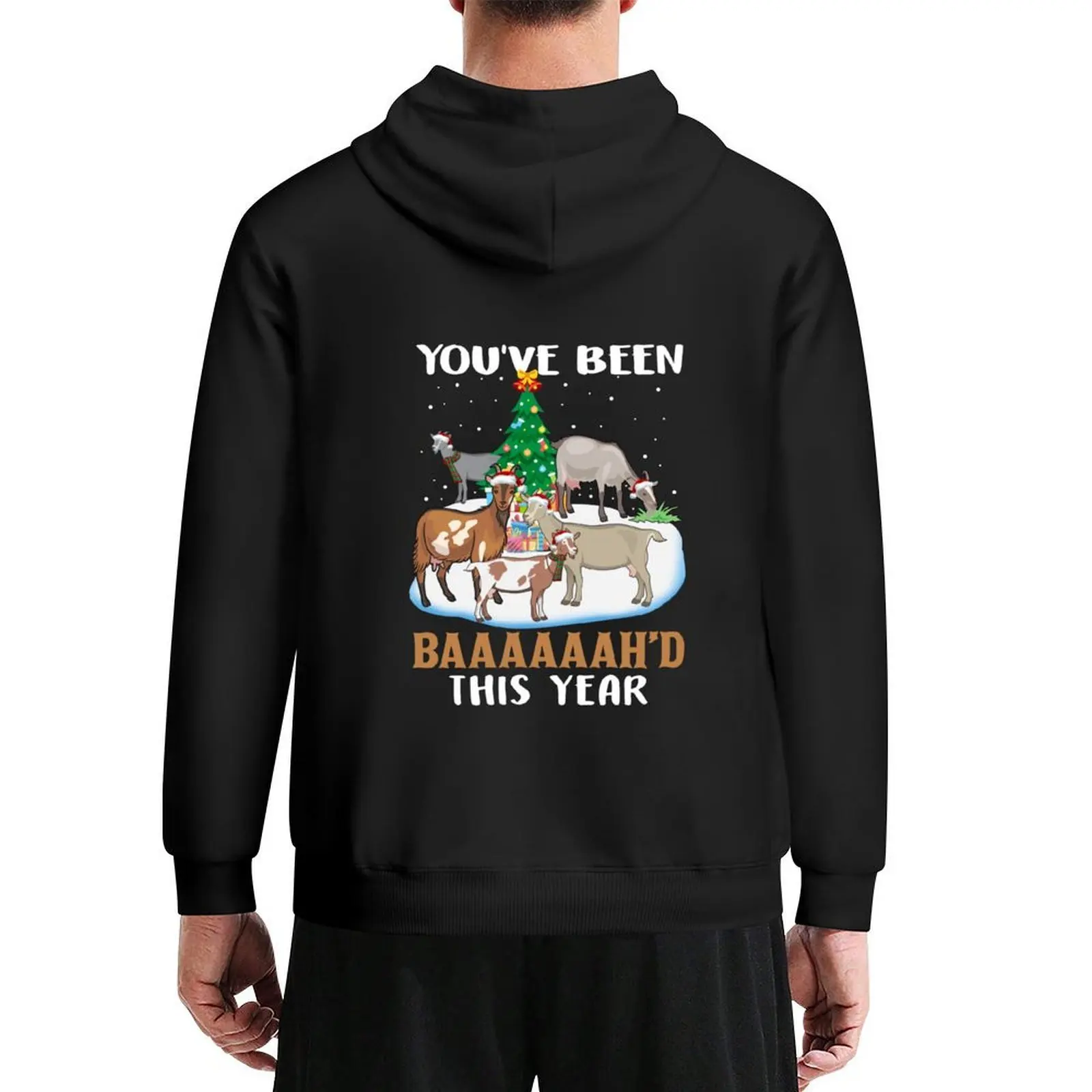 

Goat Christmas T-shirt, You've Been Baaaaaah'd This Year, Christmas Goat Gift Hoodie hooded shirt autumn jacket men men hoodie