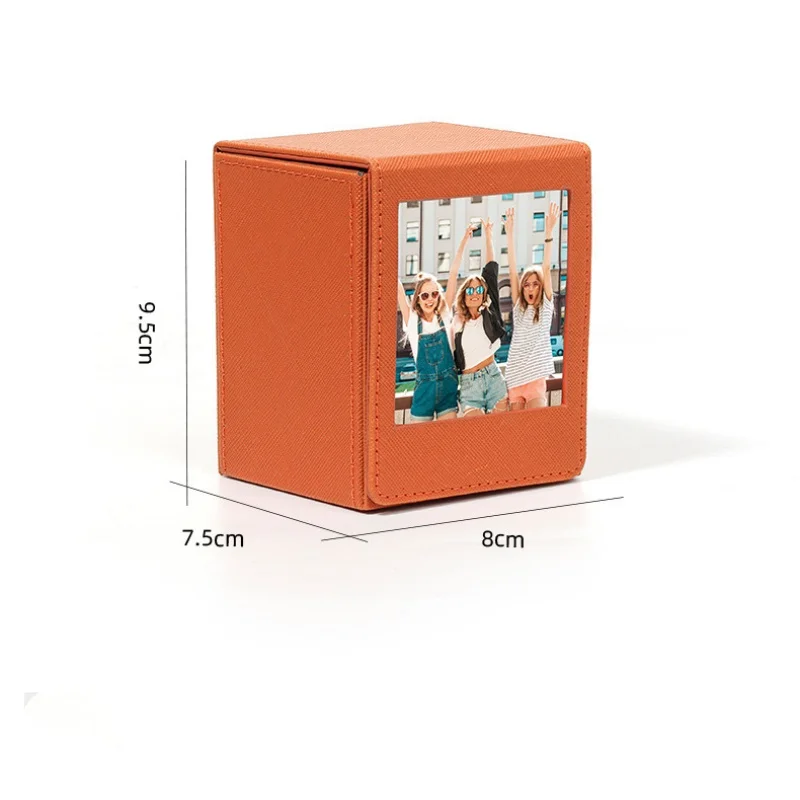 Kotak penyimpanan foto bingkai Film persegi untuk kamera Fujifilm instan Instax SQ40 SQ10 persegi Tautan Printer PVC tampilan gambar