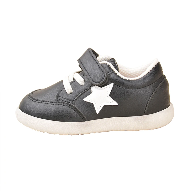 Boys Easy to Run Wear-proof Fashionable Sneakers Girls  Simple Design Adorable Presentable Small Leather Shoes EK9S51 EK9S58