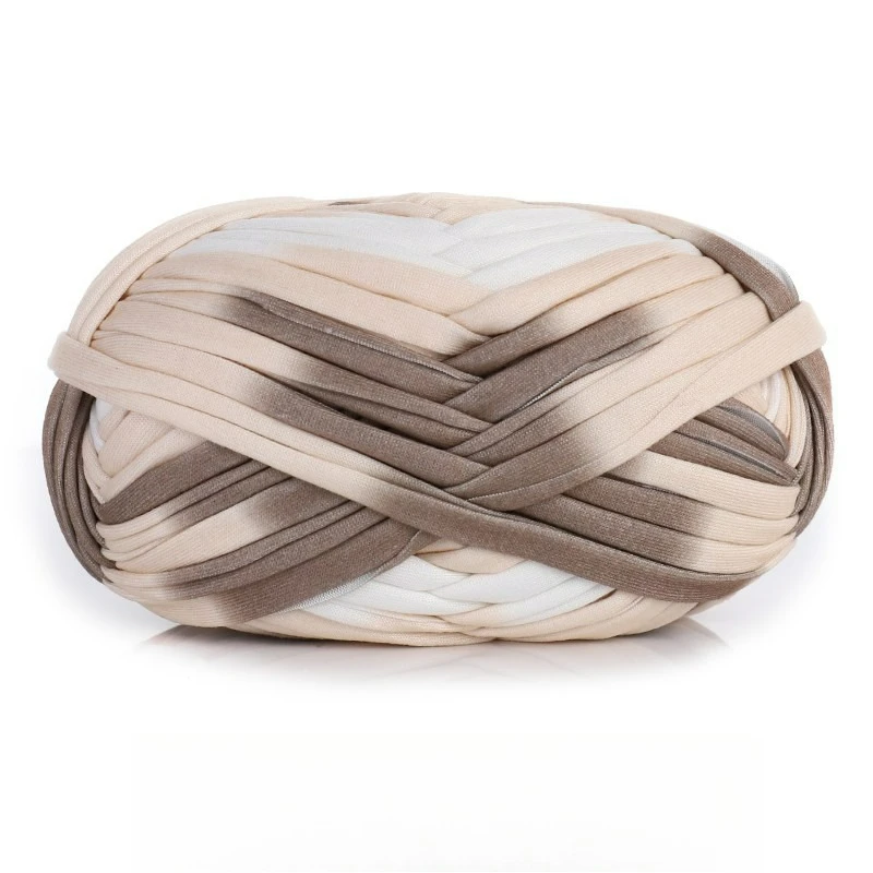 100g T Shirt Knitting Yarn For Crochet Bag Hat Slippers Coaster Blanket Thread Soft Polyester Woven Yarn Thick Soft Cloth Yarn56
