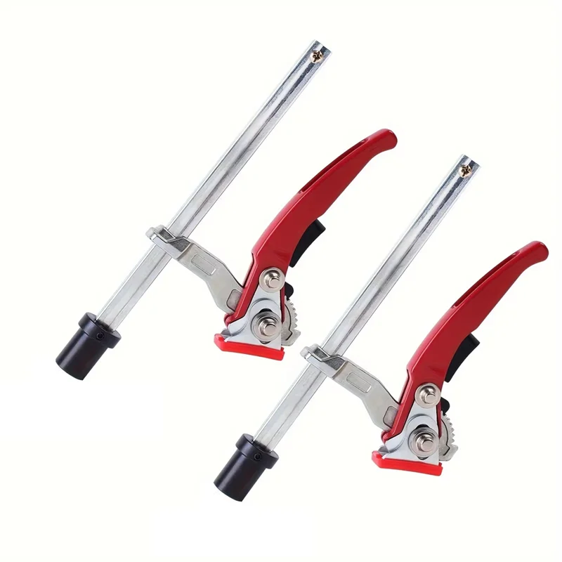 AT51-2Pcs سطح المكتب ثقب الكلب تثبيت المشبك ، قابل للتعديل الصلب الجدول المشبك ل النجارة منضدة تحديد السقاطة F المشبك