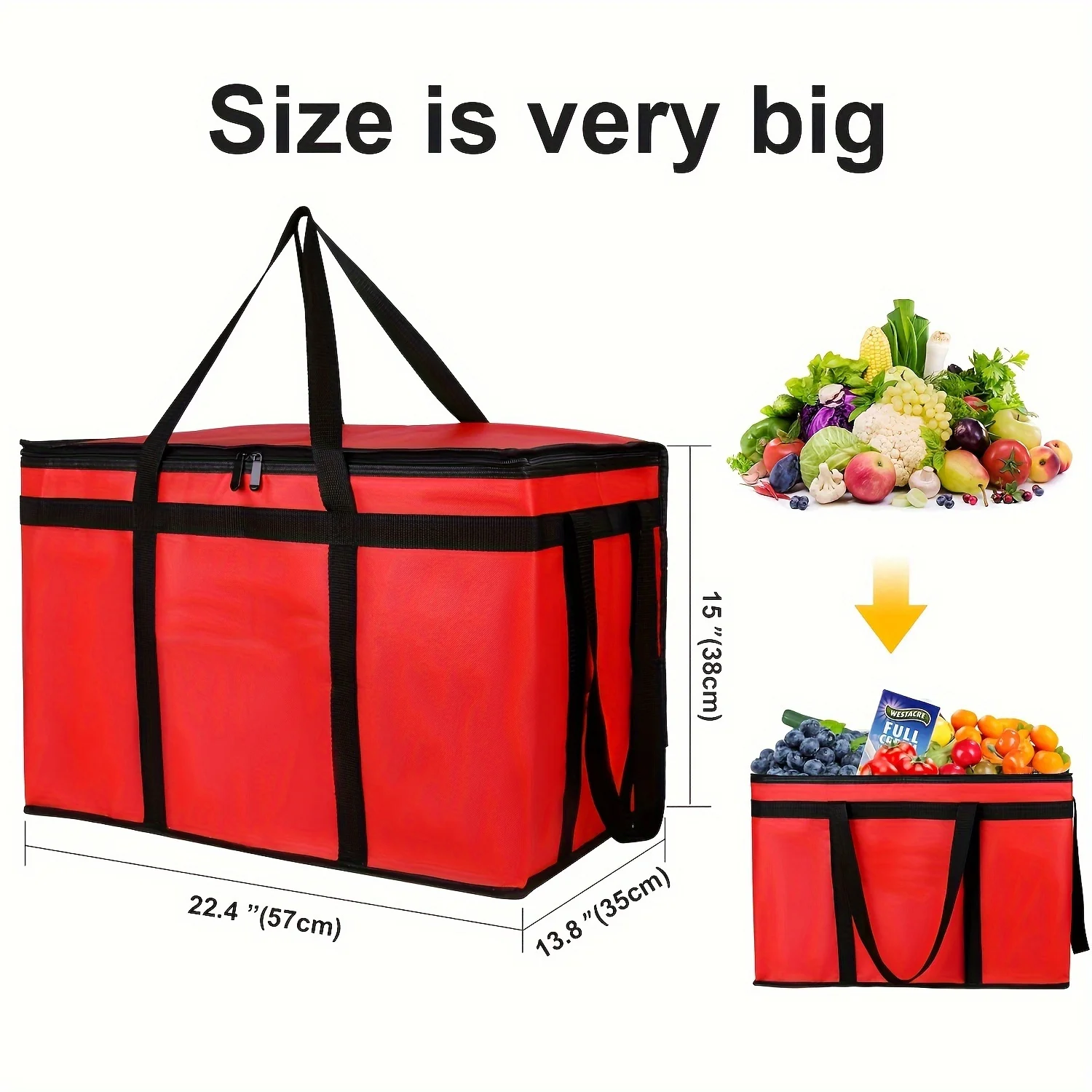 Tas Pengiriman Makanan Terisol - Food Storage Keep Hot ulasan dan harga
