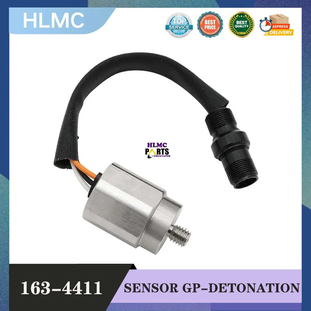 Engine Knock Detonation Sensor for Generator G3408 G3412 G3412C G3508 G3512 G3516 G3612 G3616 163-4411 1634411