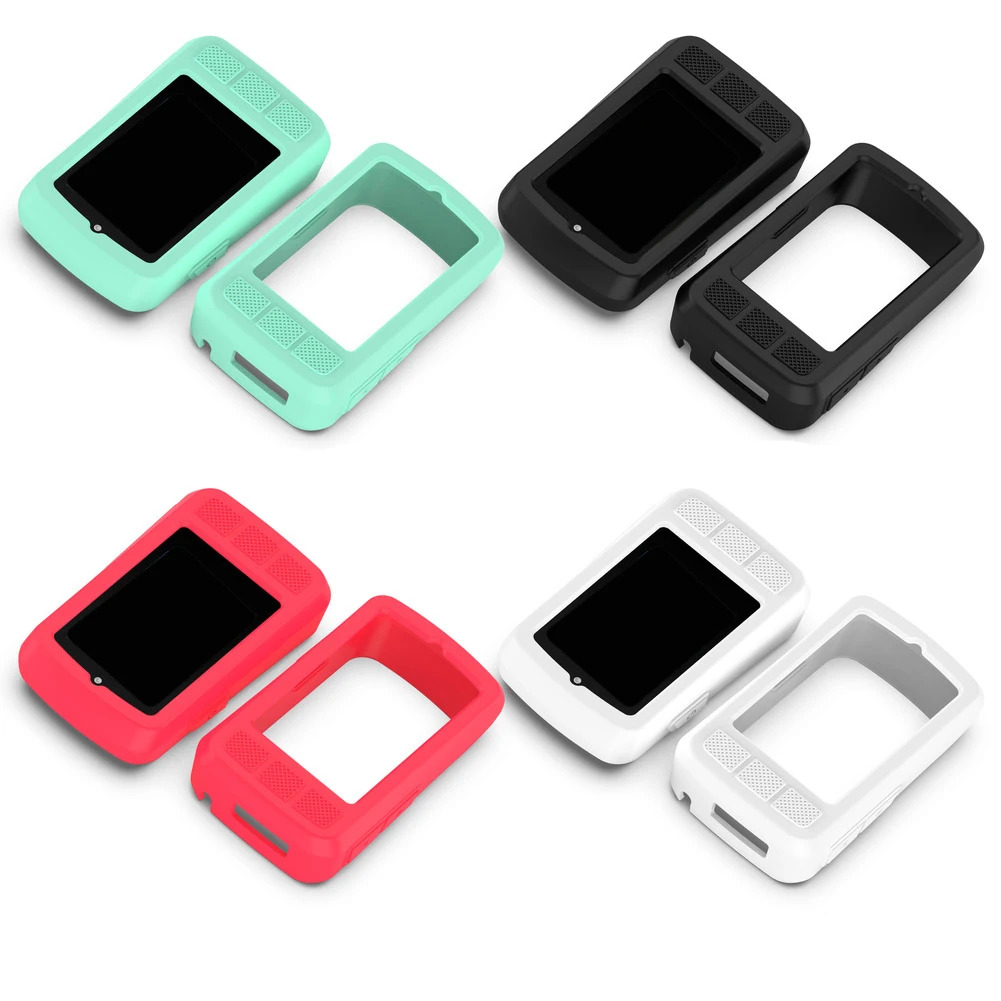 1PCS Silicone Case For Wahoo ELEMNT ROAM V3  Anti-Drop Protection In Stylish Waterproof White Red Green Against Drops Impacts