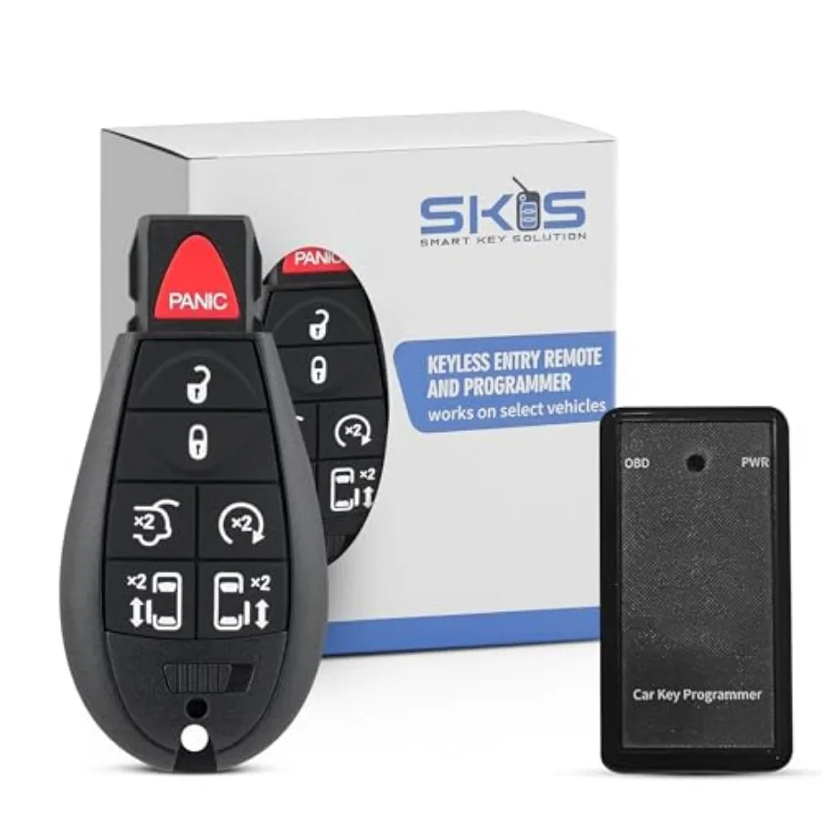 

Keyless Entry Remote Compatible for Chrysler Town and Country Dodge Grand Caravan 2008 2009 2010 2011 2012 2013 2014 2015 2016