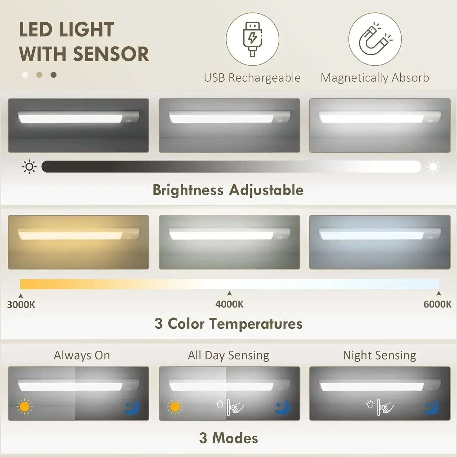 [سعر مخفض، حار بيع! ] خزانة مخزن المطبخ مقاس 71 بوصة مع ضوء مستشعر للحركة، وخزانة تخزين طويلة مع 6 أرفف للأبواب، لـ L
