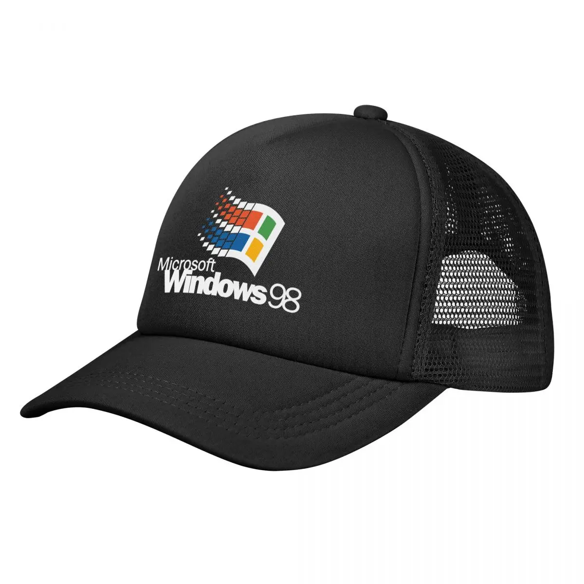 

Windows 98 Stacked Logo Unisex Adult Mesh Baseball Cap for Spring and Summer