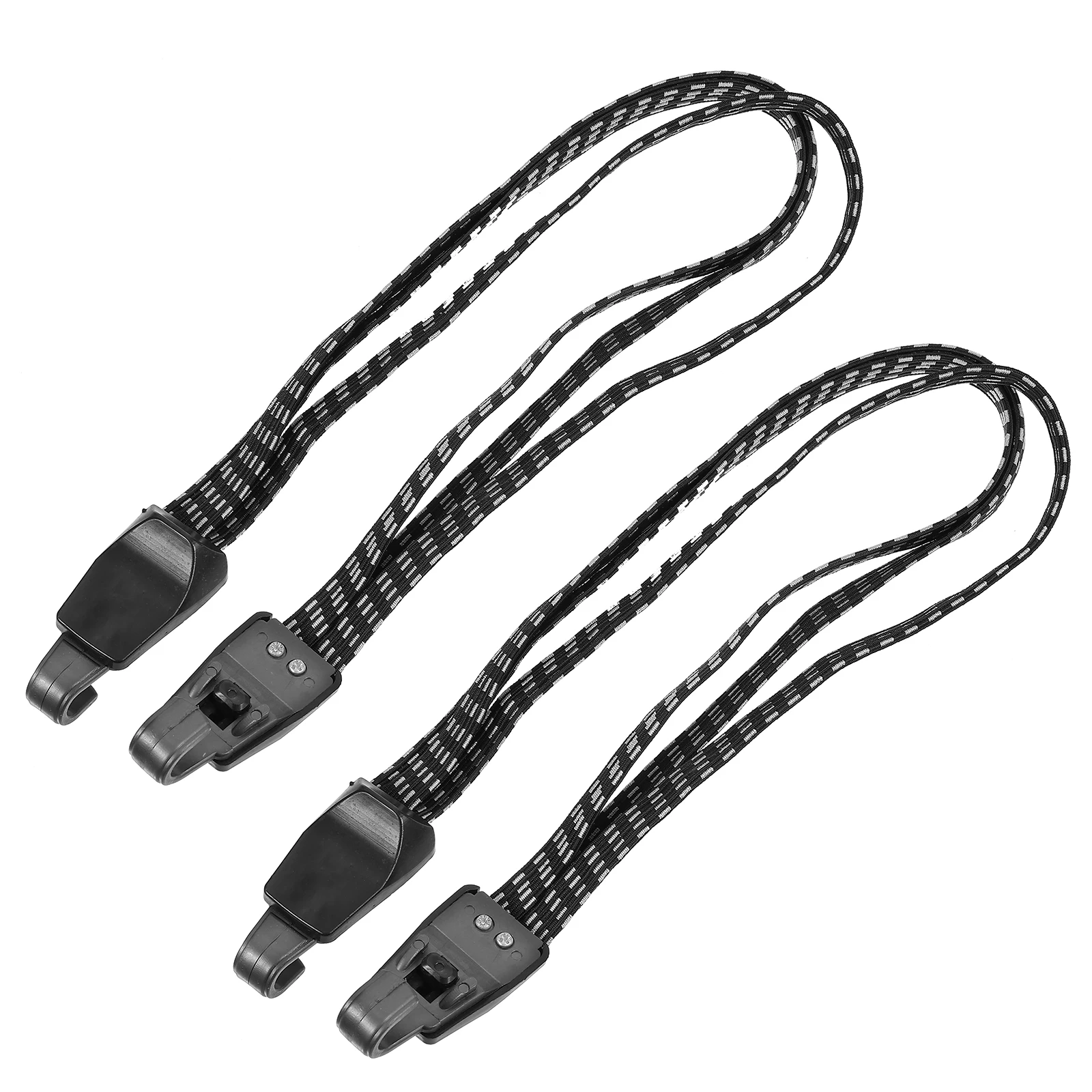 

2pcs Rear Luggage Rope Durable Nylon Cargo Tightening Rope Cargo Binding Belt Tension Bundling Strap Elastic Trunk Motorcycle