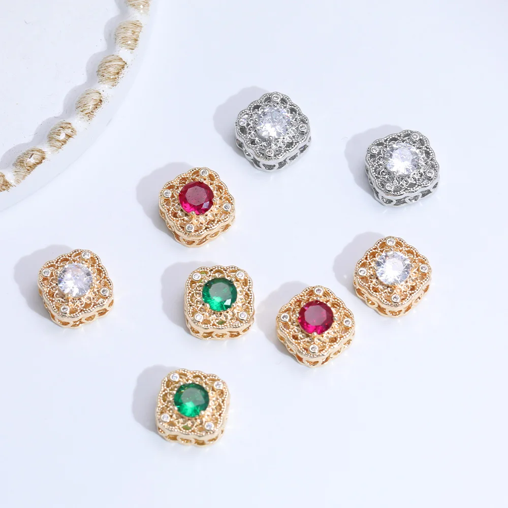 

Cordial Design 20Pcs 12*12MM Jewelry Findings & Components/Copper/Bracelets Connectors/Hand Made/Genuine Gold Plating #195164