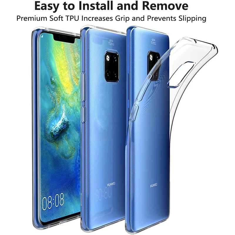 Ultra Thin Crystal Transparent Silicone Soft Case For Huawei P60 Art P50 P40 Pro Plus Lite Nova10 11 Mate 50 40 Rs 30 20 Bumper view 3
