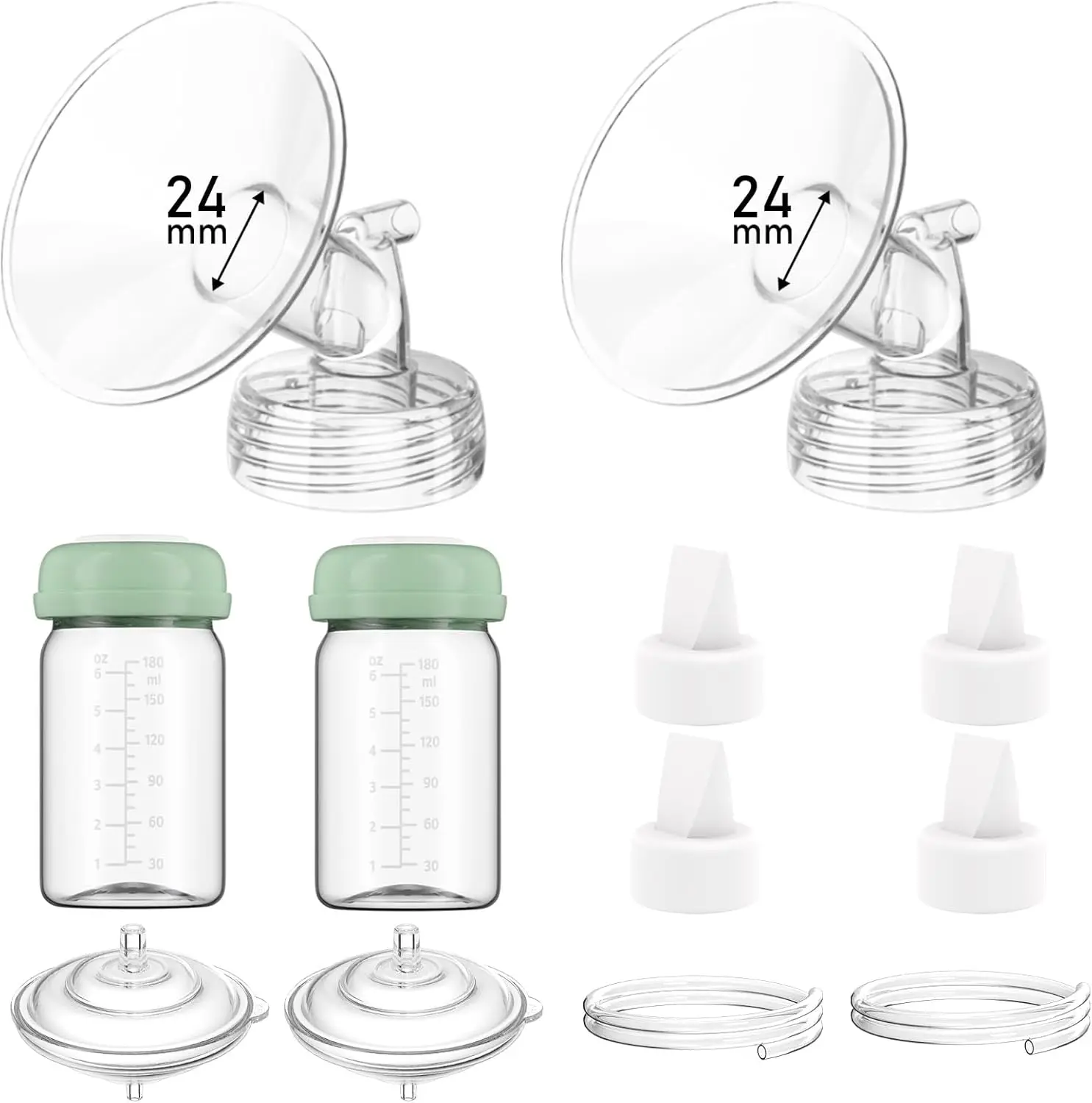 Breast Pump Parts Compatible with Spectra S1/S2/9 Plus/Synergy Gold, Full Set Replacement Parts for Spectra