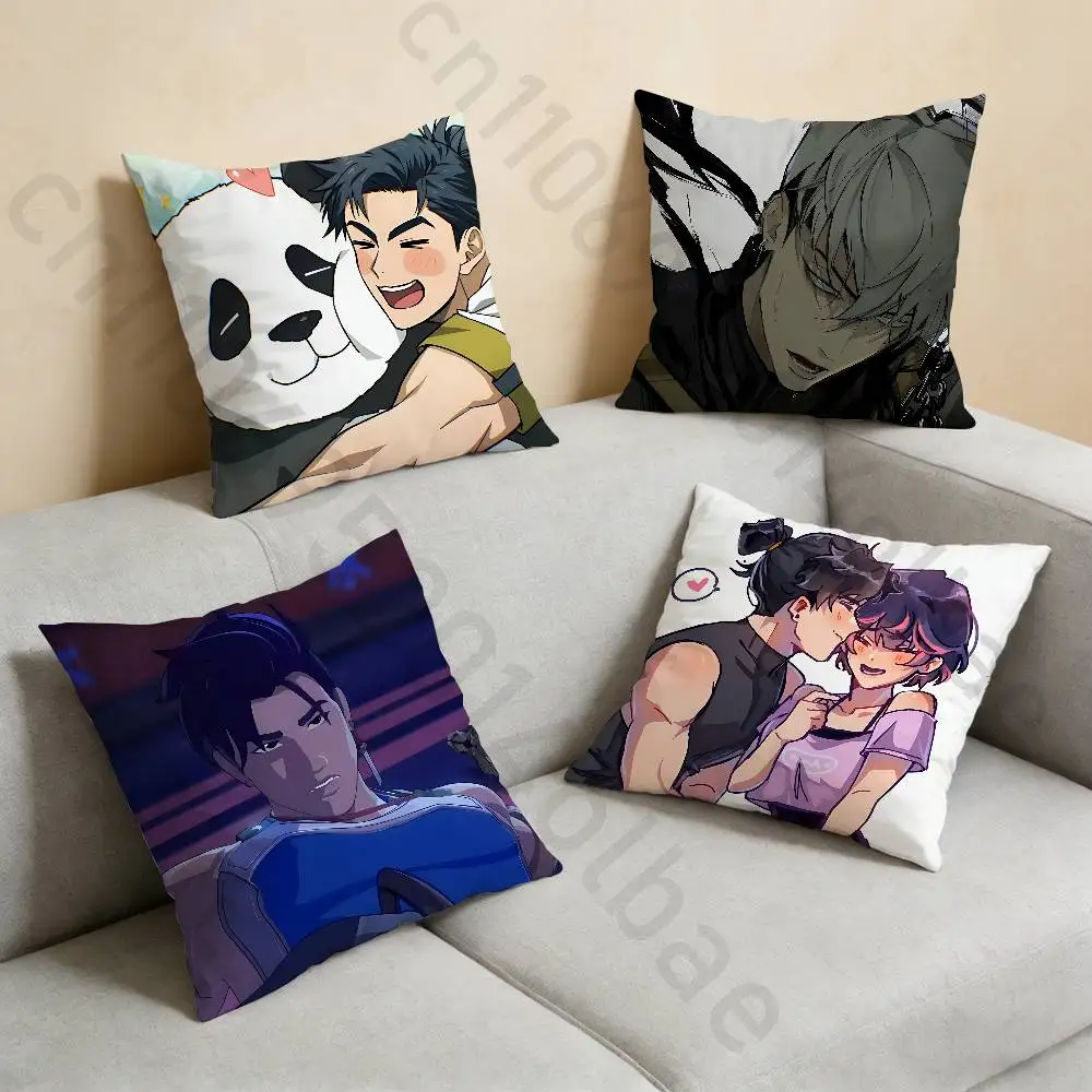 

O-Overwatch Wuyang Mizuki pillowcase casual style decoration, suitable for home decoration (excluding pillow core)