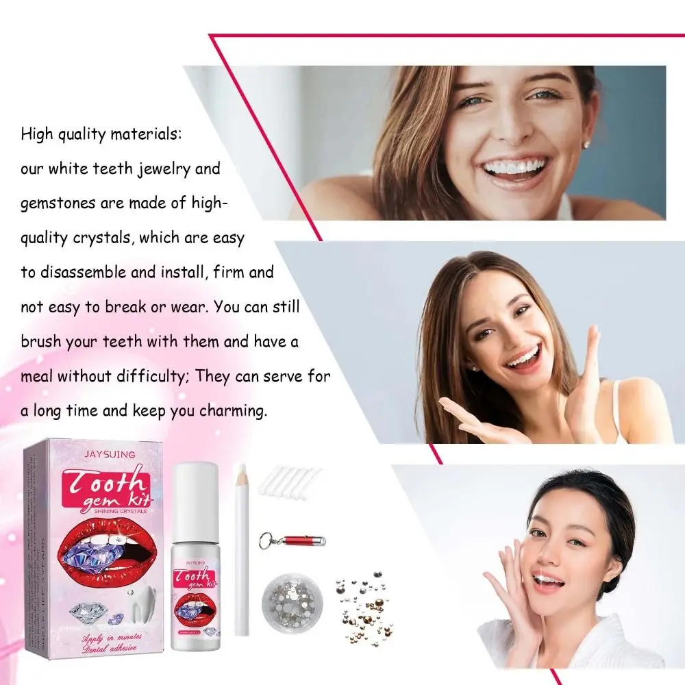 أحجار كريمة أسنان أسنان ، زخرفة أكريليك ، ملونة ، أشكال مختلفة ، ماس كريستالي ، زخرفة جديدة