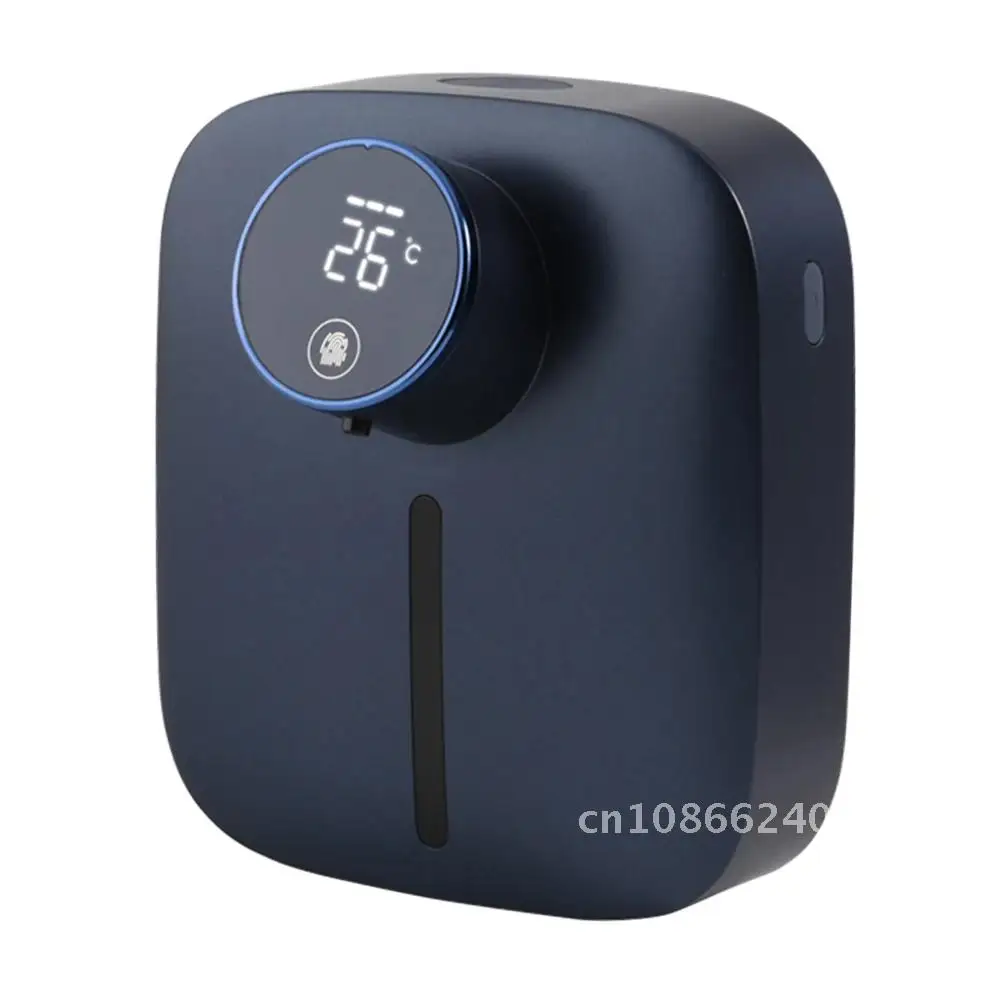 Automatic Foam Liquid Soap Dispenser with Temperature Digital Rechargeable Sensor Touchless Hand Sanitizer Machine for Bathroom