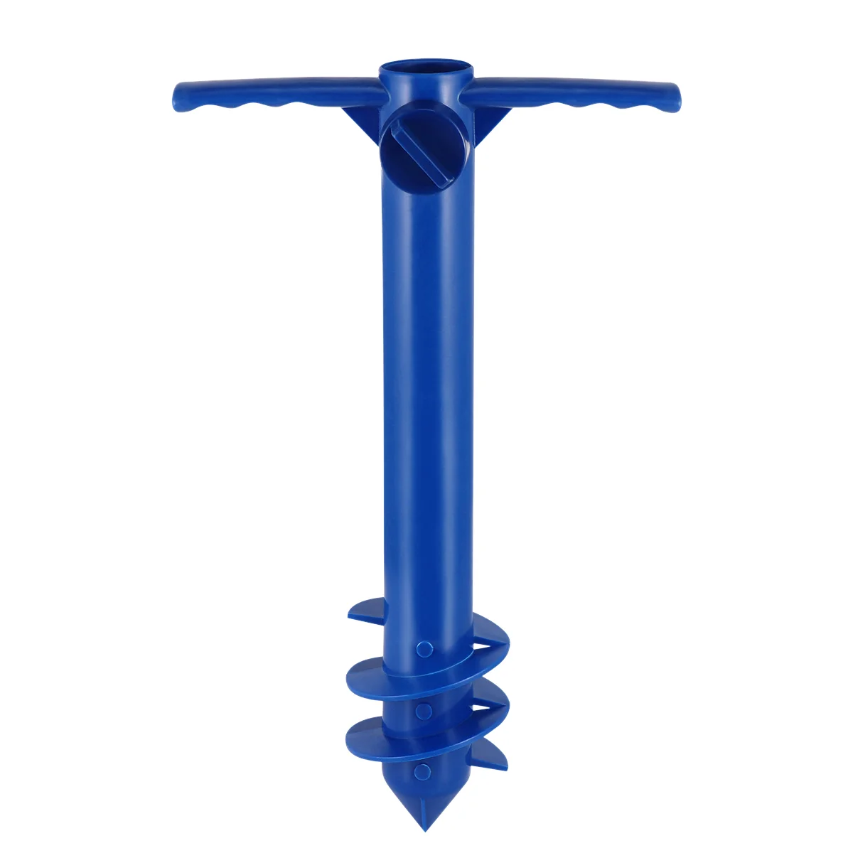 BESTOMZ Beach Umbrella Anchor Sand Stand Universal Sand Grabber Spike Holder (Blue) Beach Umbrella