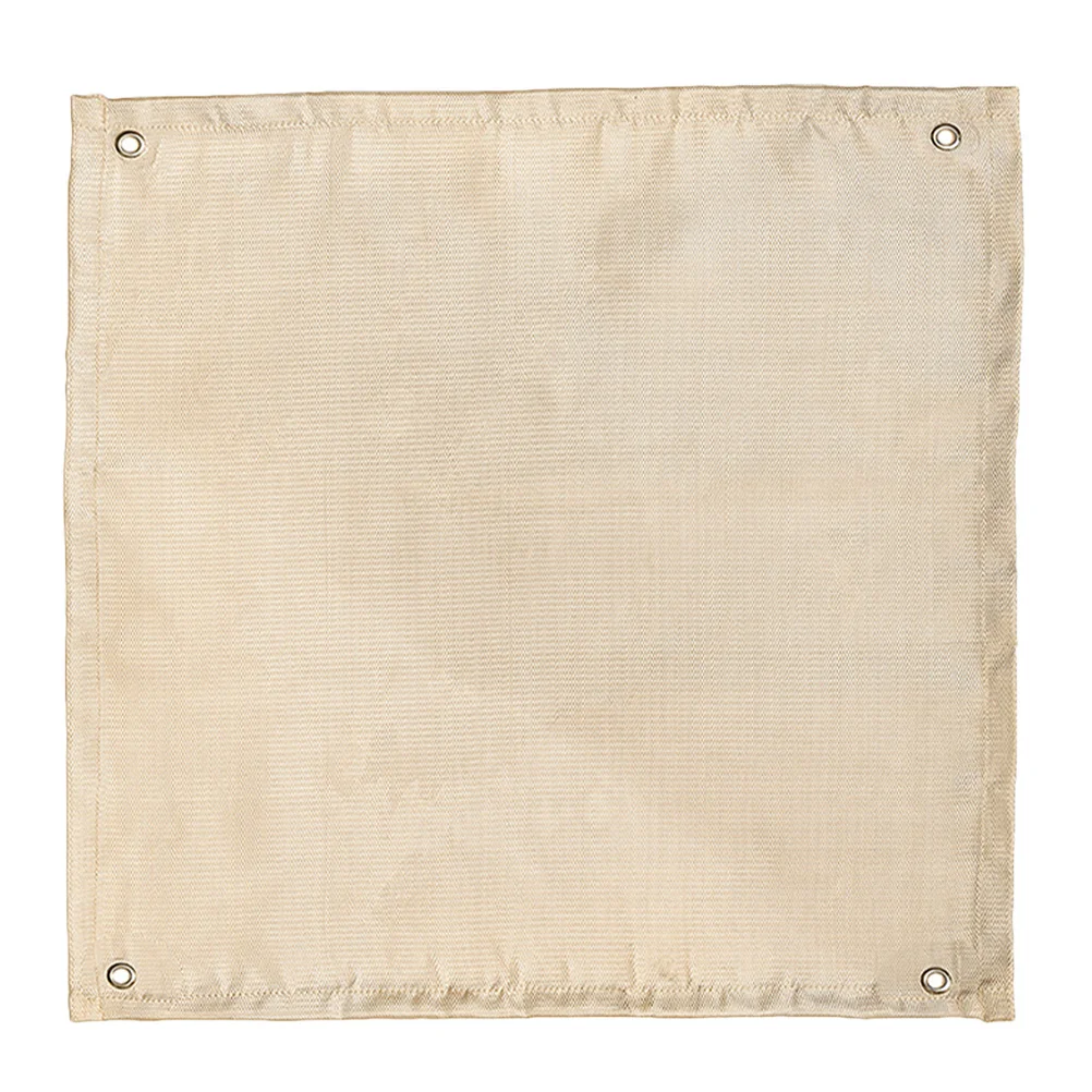 Manta de soldadura de fibra de vidrio ignífuga, protección de alta temperatura para acampar, barbacoa, ahumador, estera aislante, manta de soldadura para