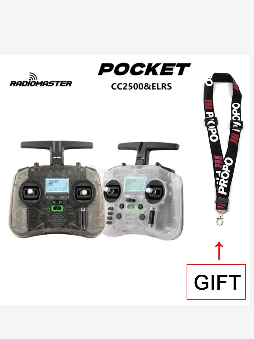 NEW /Radiomaster Pocket CC2500/ELRS  Remote Control /strap for gift /RC FPV Racing Model Portable Personalized Protocolent Case