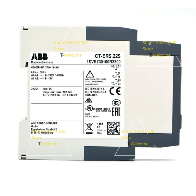 

New Original Electronic Multifunctional Monitoring Delay Time Relay Ct-ers.22s Ct-mbs.22s Ct-mvs.22s