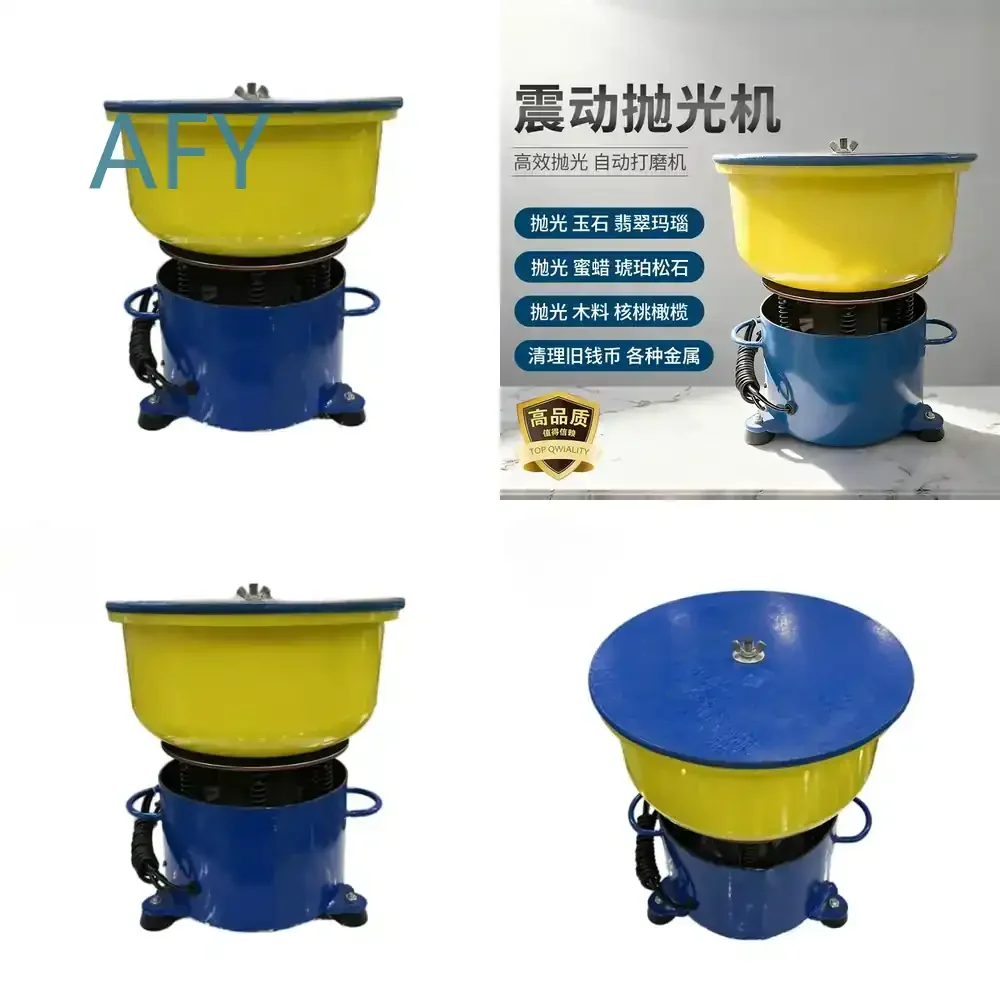 Small Vibration Polishing Bucket for Jewelry Making Grinding and Polishing Jade Jadeite Agate Ceramic Metal Vibratory Tumbler