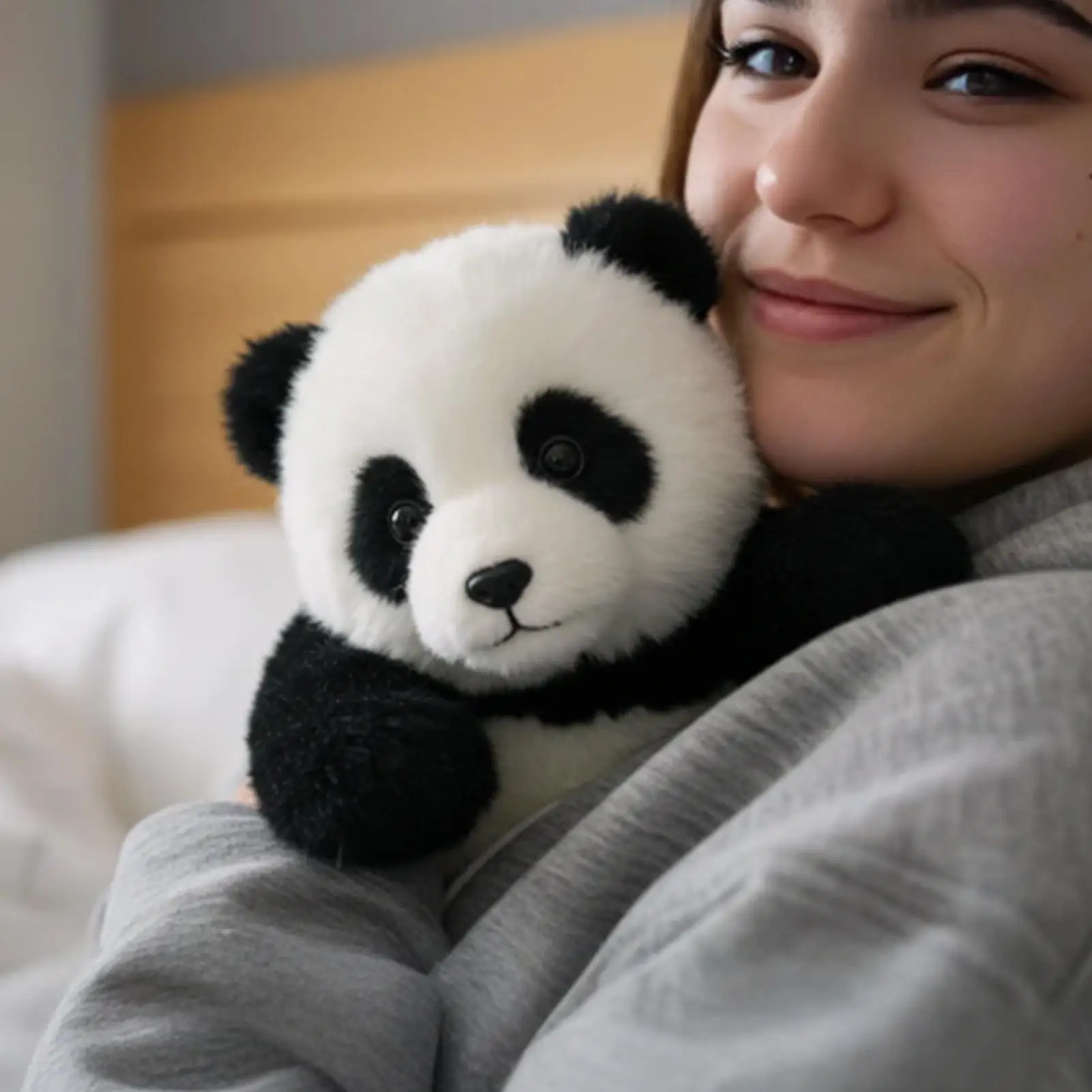 Panda giocattoli di peluche morbido peluche Pandas figurine carino peluche bambola da collezione decorazione della casa per uomini donne adulti adolescenti ragazzi