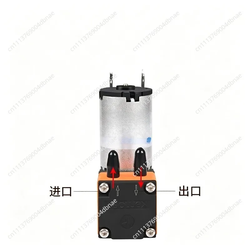 1pcs 90%new 400ml/min KLP01 Mini High Flow Diaphragm Pump 12V 24V DC Motor 3 Bar Pressure For Lab Waste Water Aquarium Fountain