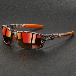 Fashion Vintage Polarized Sport Sunglasses Men Women Fishing Running Cycling Mountaineering Sports Man Sun Glasses UV400 Eyewear