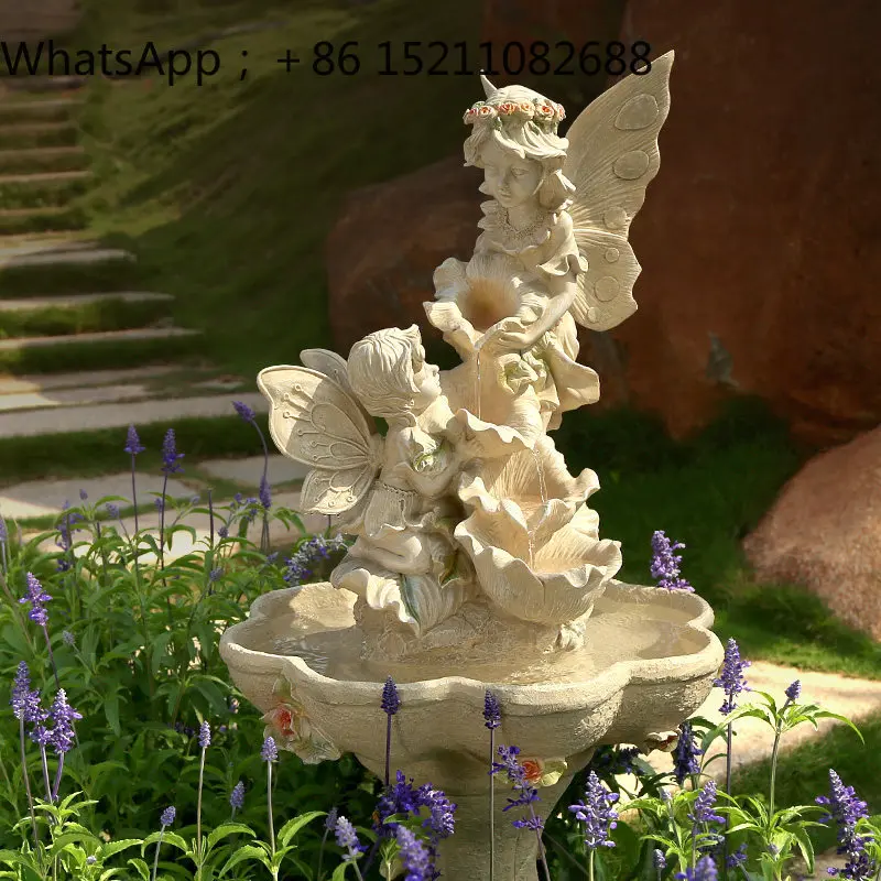 SCY villa garden courtyard balcony decoration arrangement home floor-to-ceiling water landscape ornament