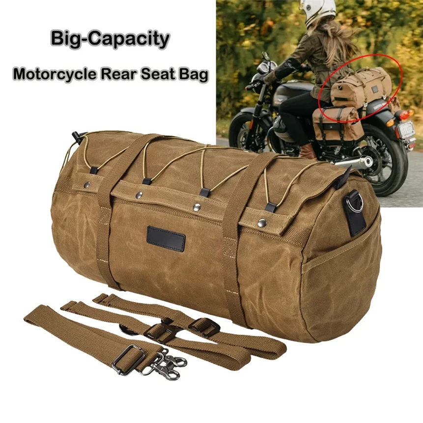Motorcycle Rear Luggage Rack Bag For BMW/Yamaha/Honda/Harley Touring Universal Waterproof Post Travel Package Cycling Travel Bag