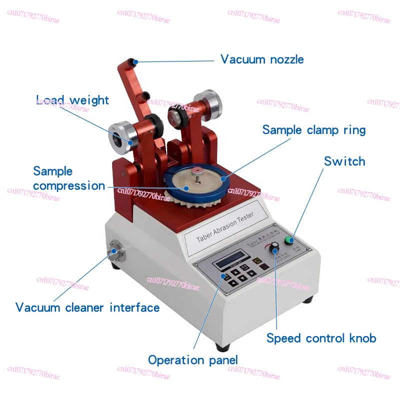 Rotary Type Tabor Leather Wear Tester