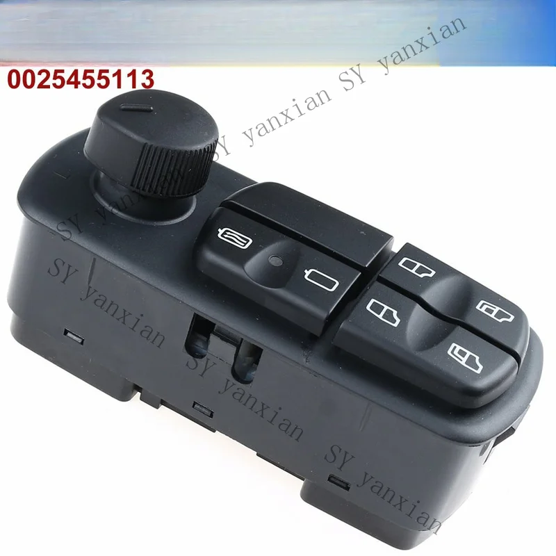 SY+ Master Power Window Switch For Mercedes Trucks Axor Atego 0025455113 A0025455113