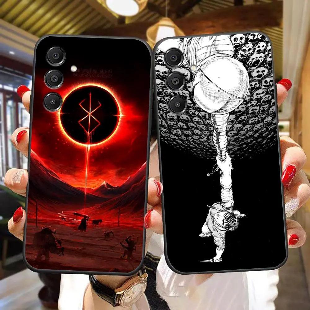 B-Berserk G-Guts Manga Cover Phone Case For Samsung A16 A17 A22 A23 A26 A27 A32 A33 A36 A42 A51 A52 A55 A56 A57 A72 A73 Shell