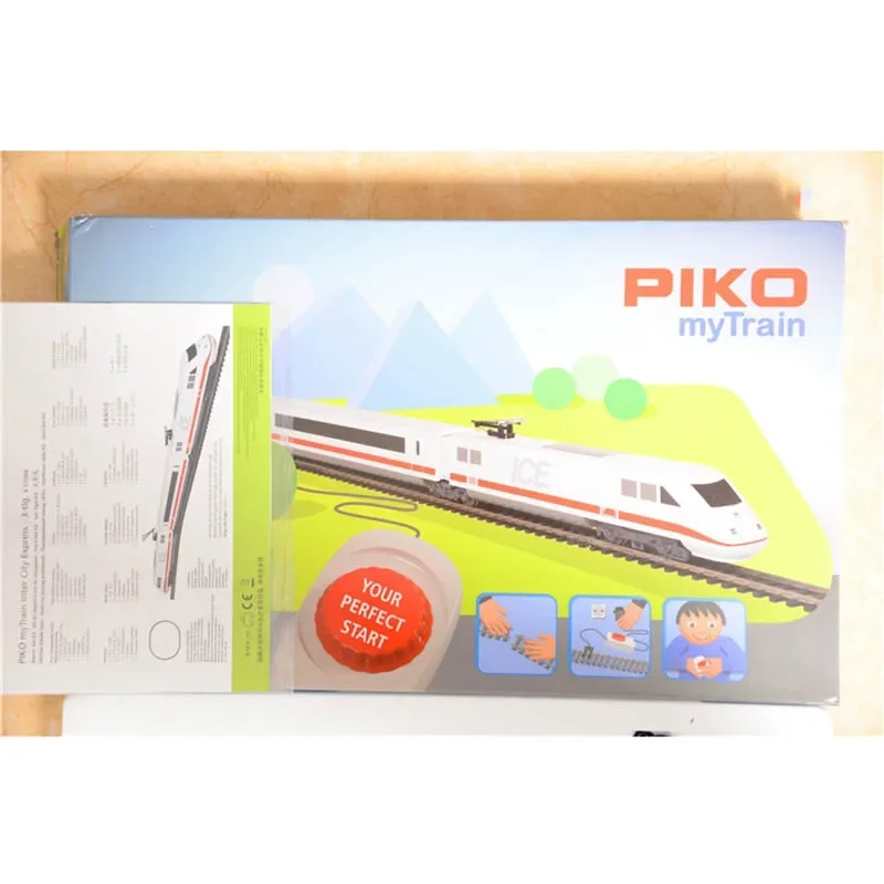 PIKO HO 1/87 기차 모델 세트, 57094 My Train 주니어 버전, ICE3 기차 세트, 트랙 포함 또는 트랙 제외 옵션