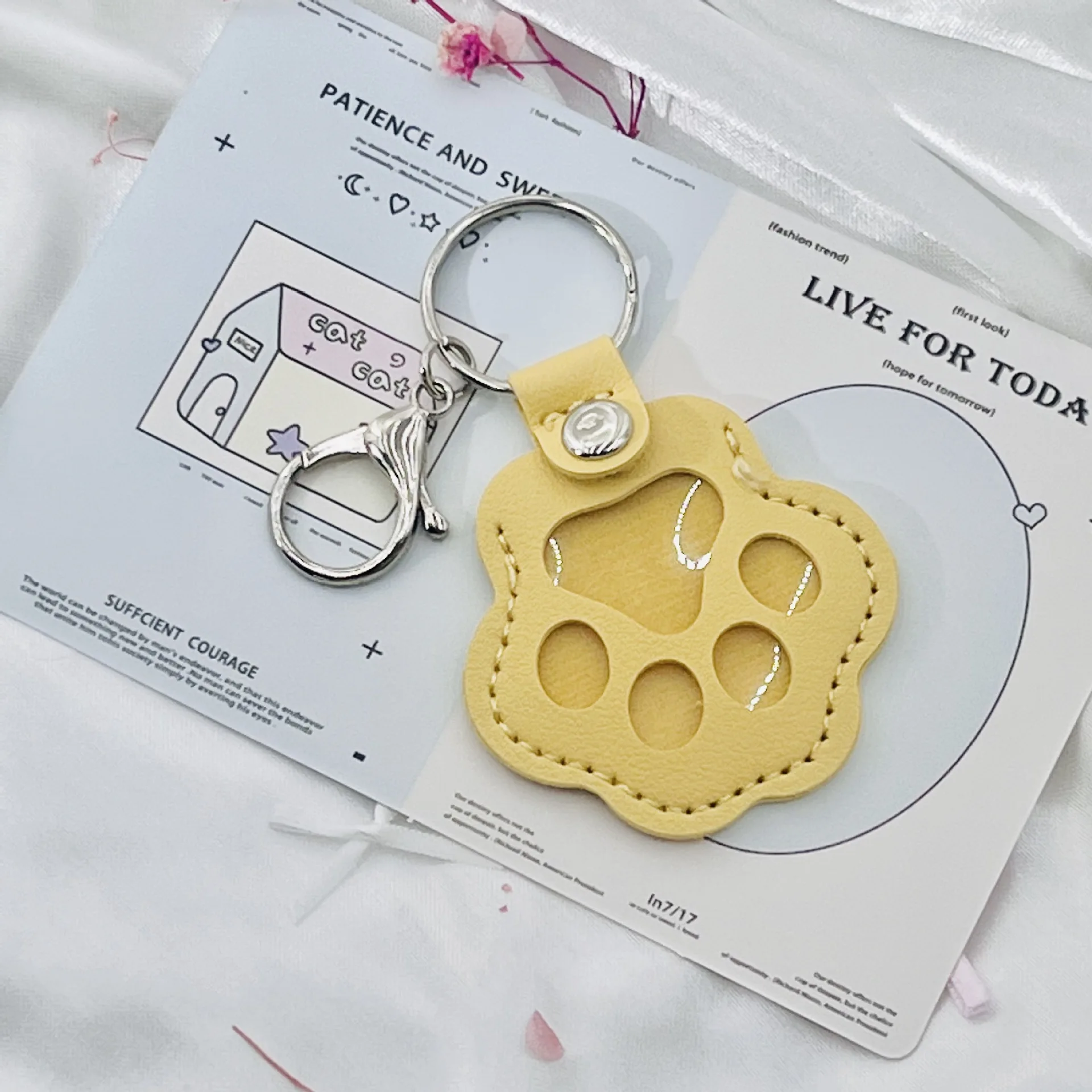 Personalisierter Haustierhaar-Aufbewahrungsanhänger Schlüsselanhänger Auto-Leder-Taschenanhänger Niedlicher Schlüsselanhänger Einzigartiges Hängendes Ornament Accessoires Geschenk – Detail 12