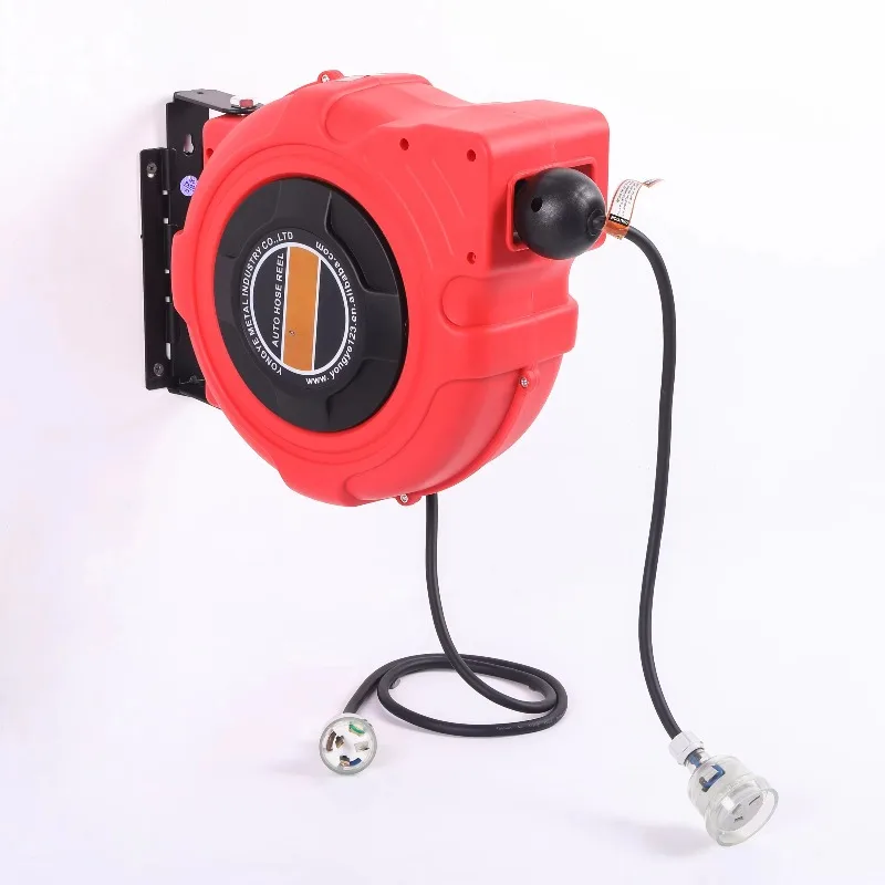 Garden Hose Reel Automatic Retractable Electric Hose Reel Wall Mounted &cable Reel10M   12M   15M    20M