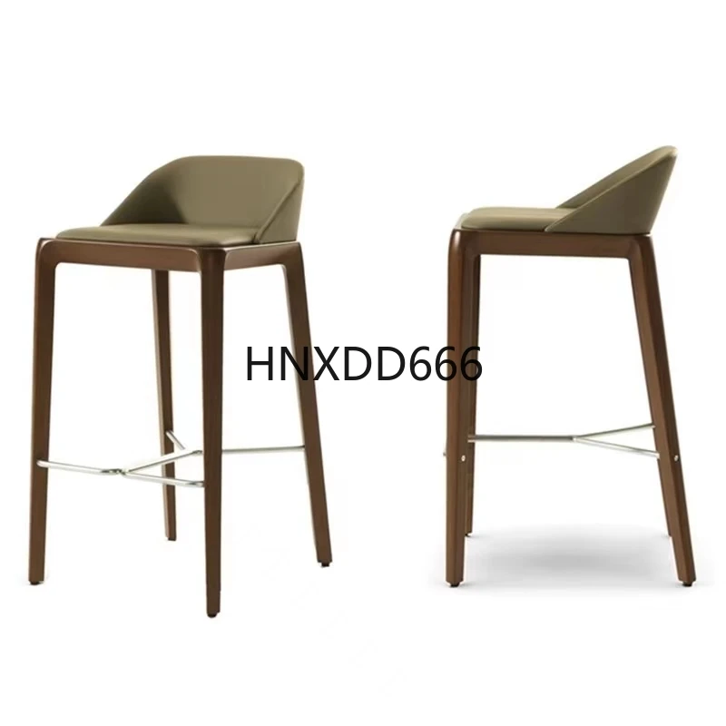 Moderner, minimalistischer Barstuhl, hoher Hocker, Inselstuhl