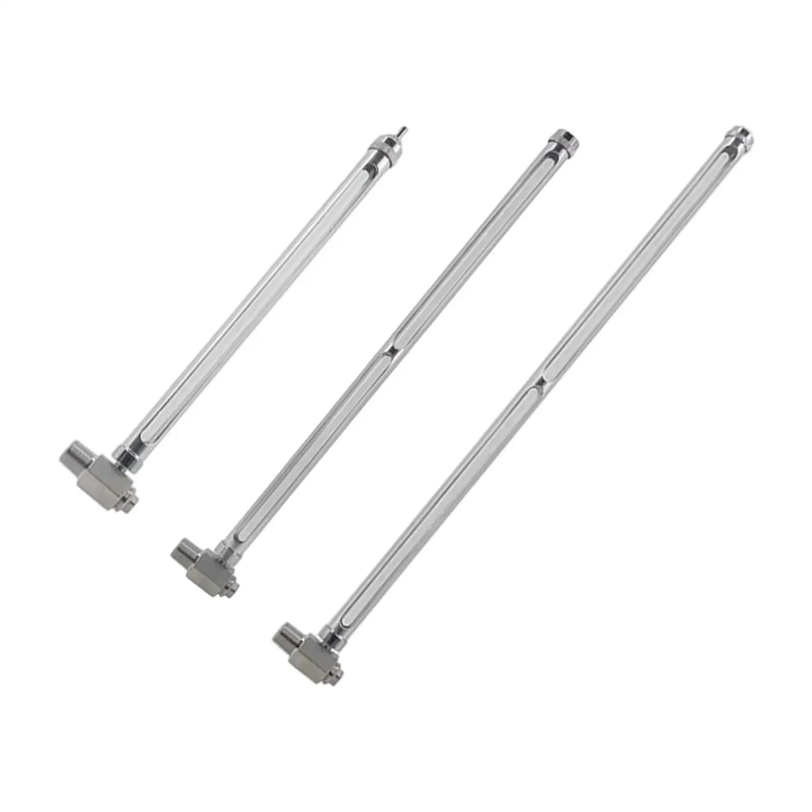 

Sight Glass with Adapter Metal Removable Tube High Temp Silicone Washer Water Level Gauge Sight Gauge Quartz Tube 1/2" NPT