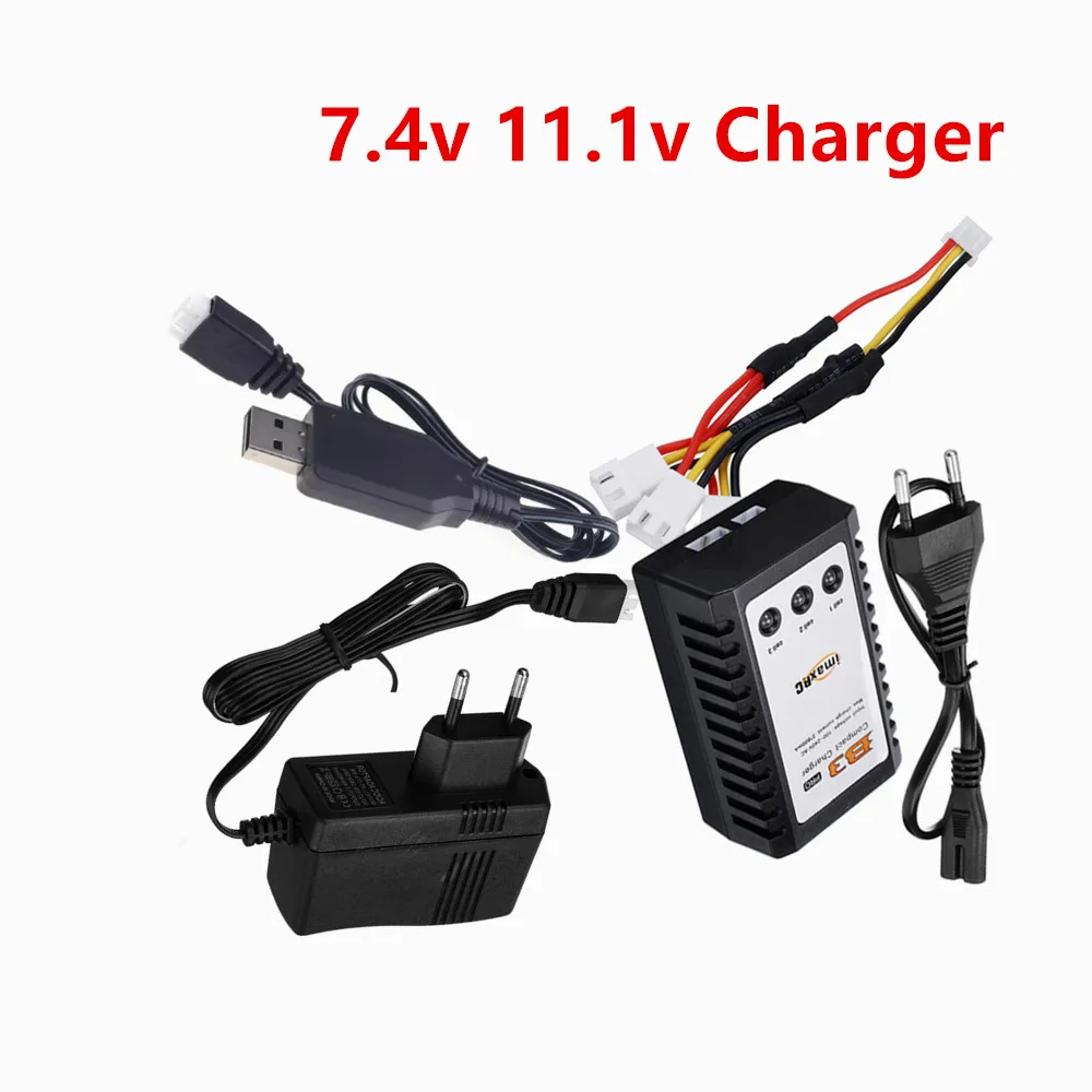 7.4V/7.6v 11.1v/11.4v Lipo Battery charging Parallel line cable USB 2S 3S balance charger B3